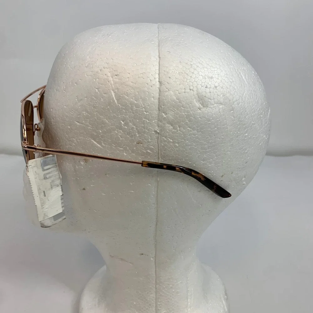 Nike Chance Rose Gold Aviator Sunglasses MEV1218 605‎ Gradient Lens Women's
